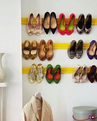 12 formas de organizar sapatos em casa