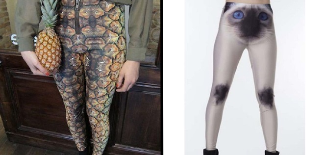 13 leggings das mais bizarramente confusas que você já viu