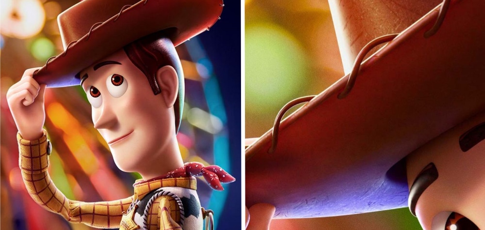 25 Fotos que mostram o incrível nível de detalhes visuais do filme Toy Story 4