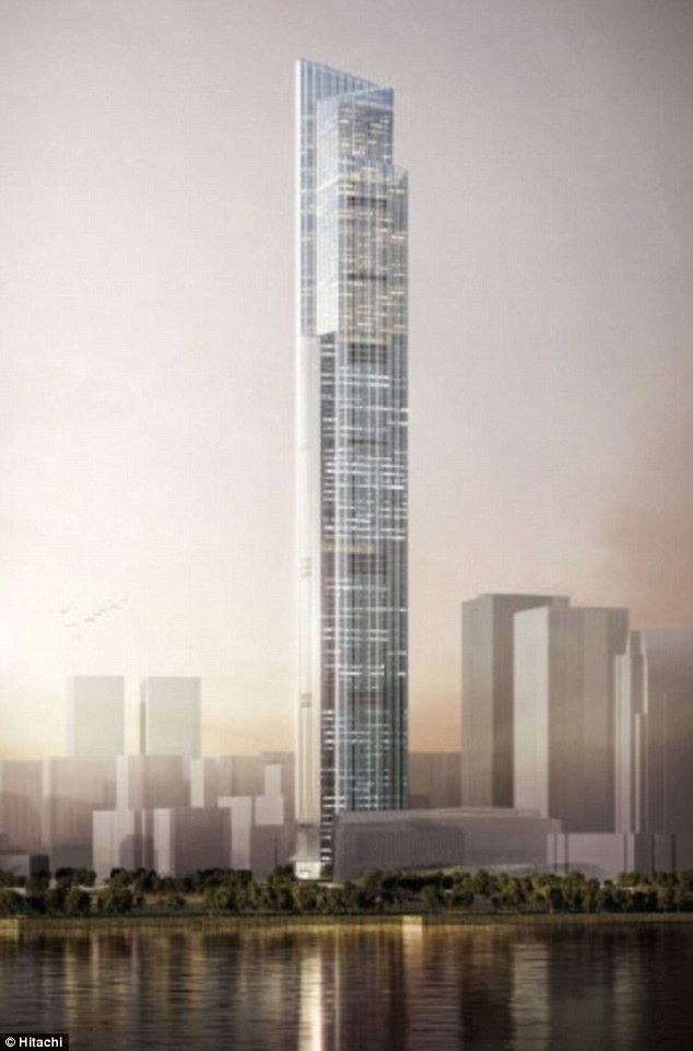China está construindo elevador mais rápido do mundo, que consegue subir 95 andares em 43 segundos