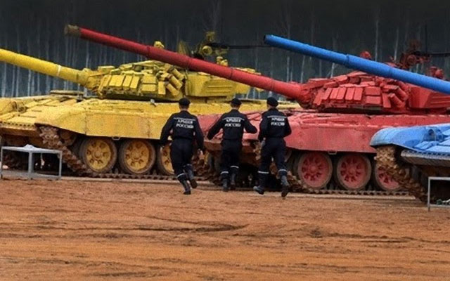 Competição entre tanques de Guerra faz sucesso na Rússia