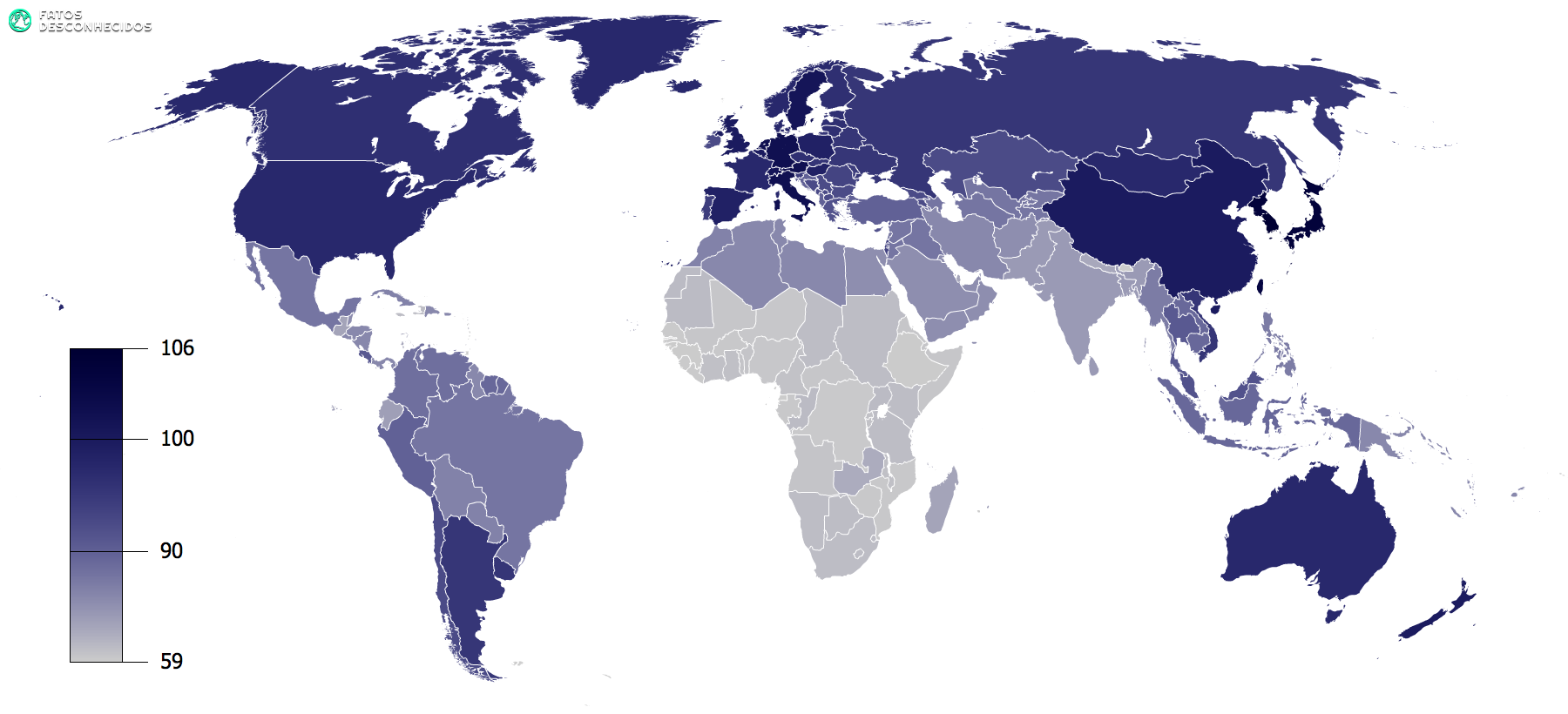 Qual o país com o maior número de ateus do mundo?