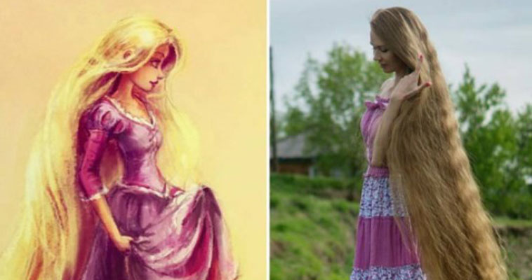Rapunzel Russa não corta o cabelo há 14 anos!!!